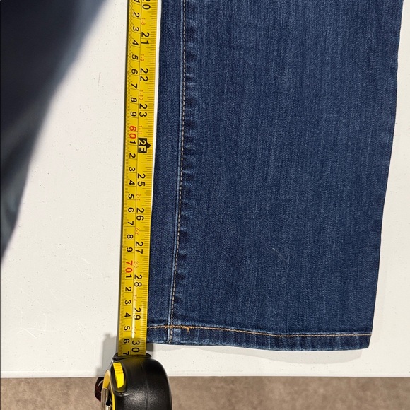 St. John's Bay Women's Straight Leg Jeans - Dark Blue - Picture 6 of 7